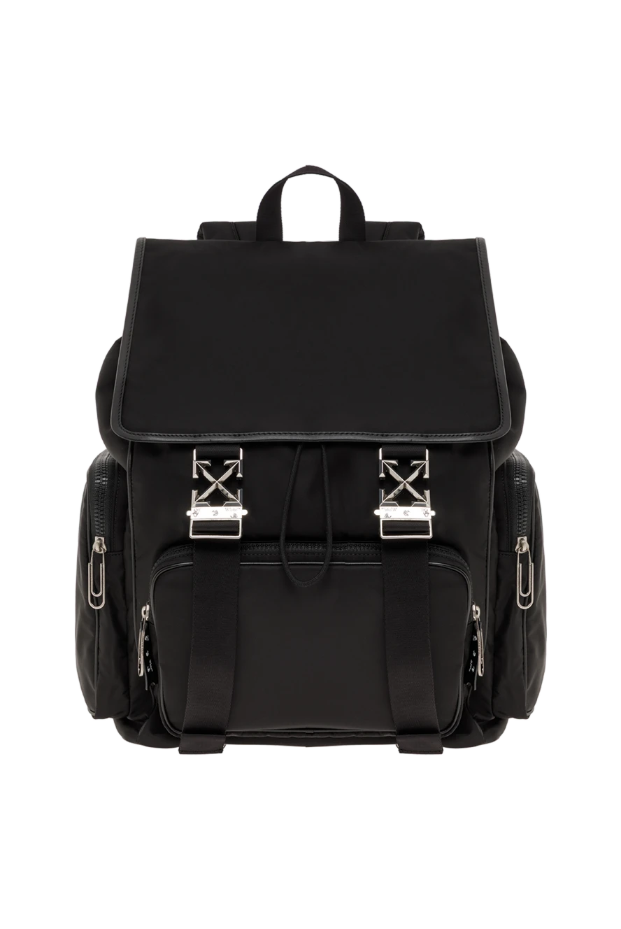 Off-White men's black arrow tuc backpack with logo 187257 - photo 1