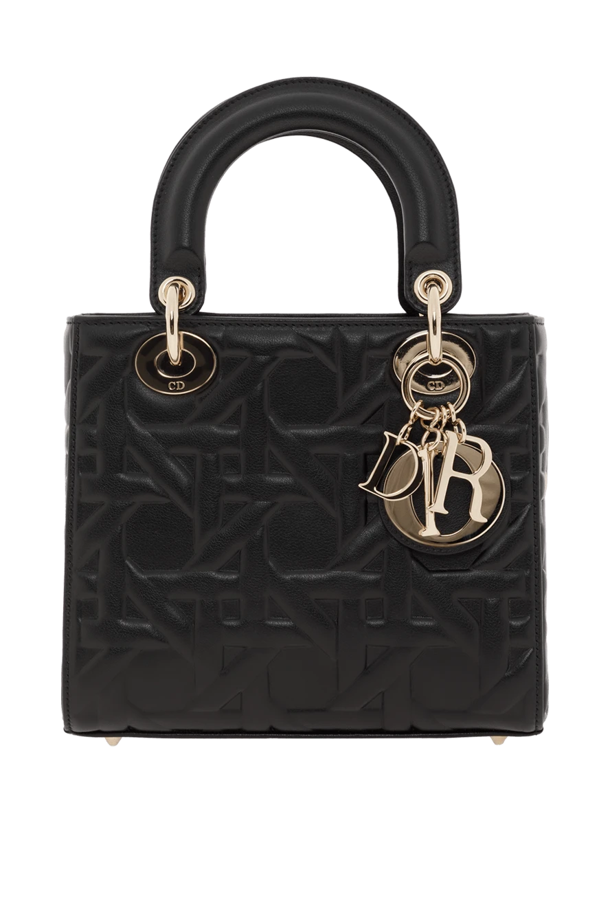 Dior black embossed leather lady bag for women 187332 - photo 1