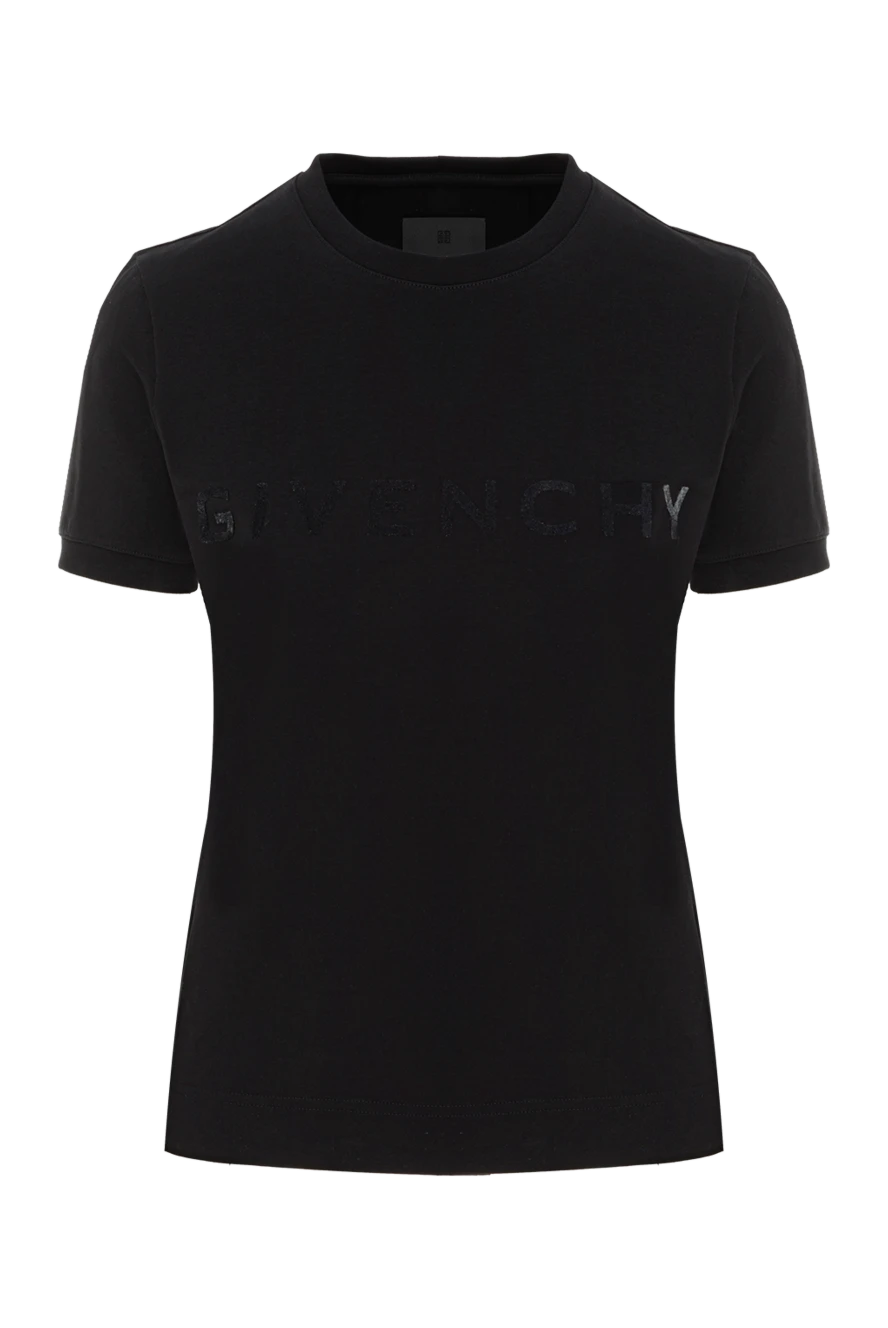 Givenchy футболка archetype облягаючого крою з бавовни чорна 187347 - фото 1