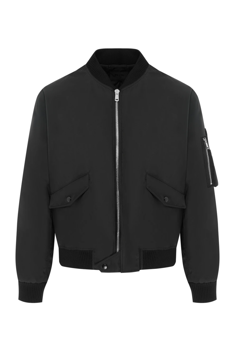 Prada men's black nylon bomber jacket 187398 - photo 1