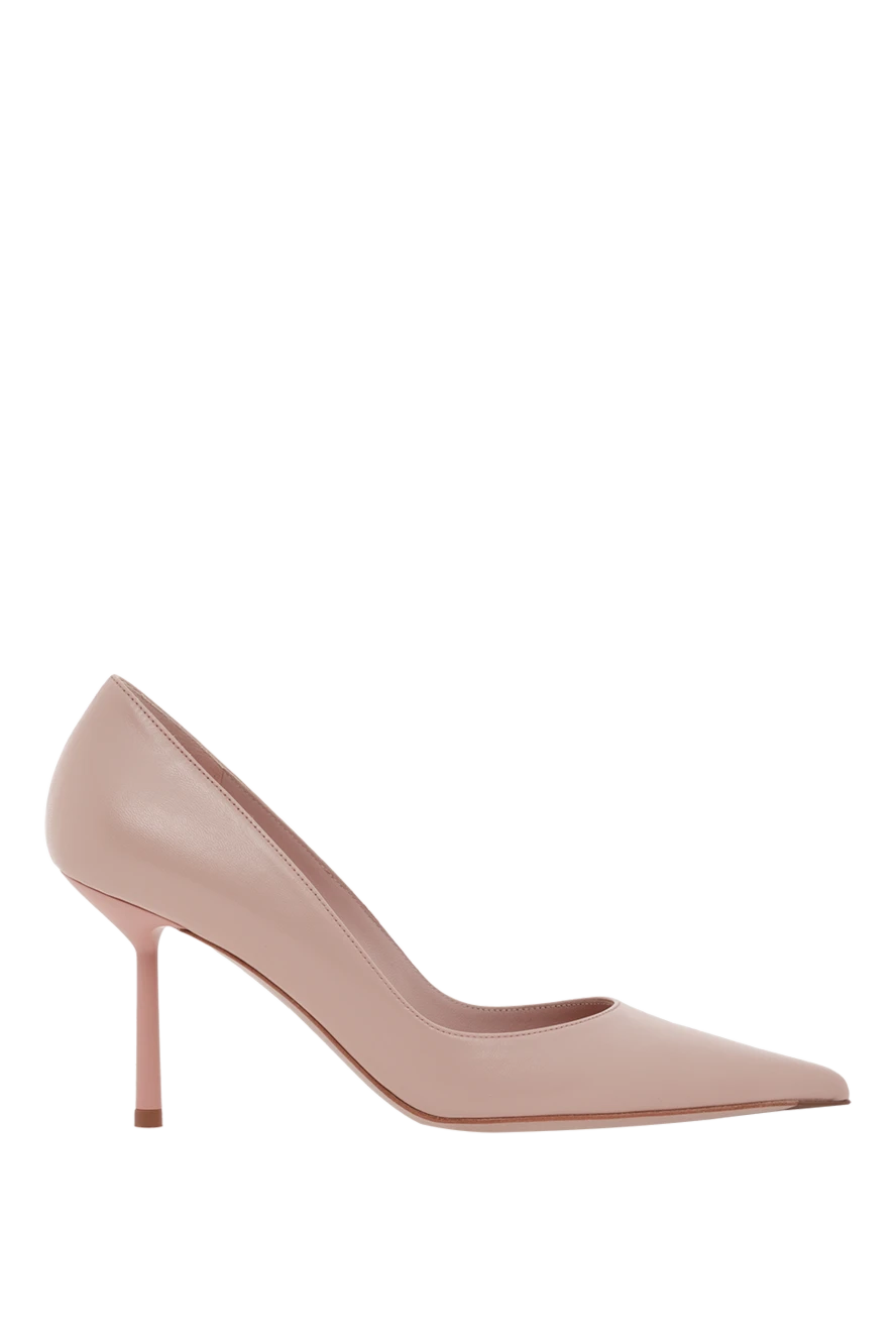Le Silla beige genuine leather shoes with heels 187640 - photo 1
