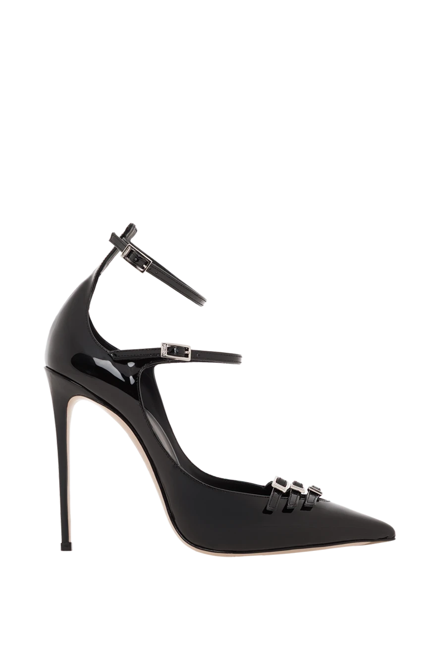 Le Silla black patent leather morgana strappy pumps 187650 - photo 1