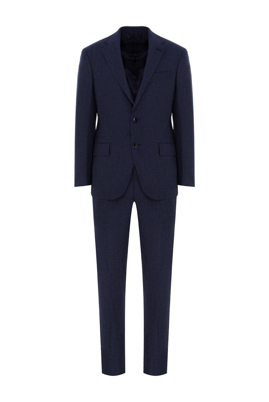 Lubiam men's blue wool suit, single breasted 187727 - photo 1