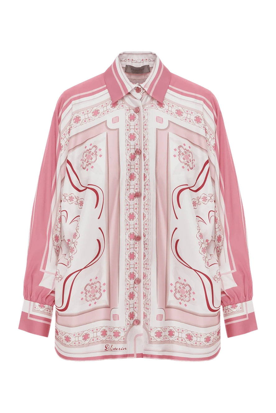 D.Exterior pink geometric print blouse 187774 - photo 1