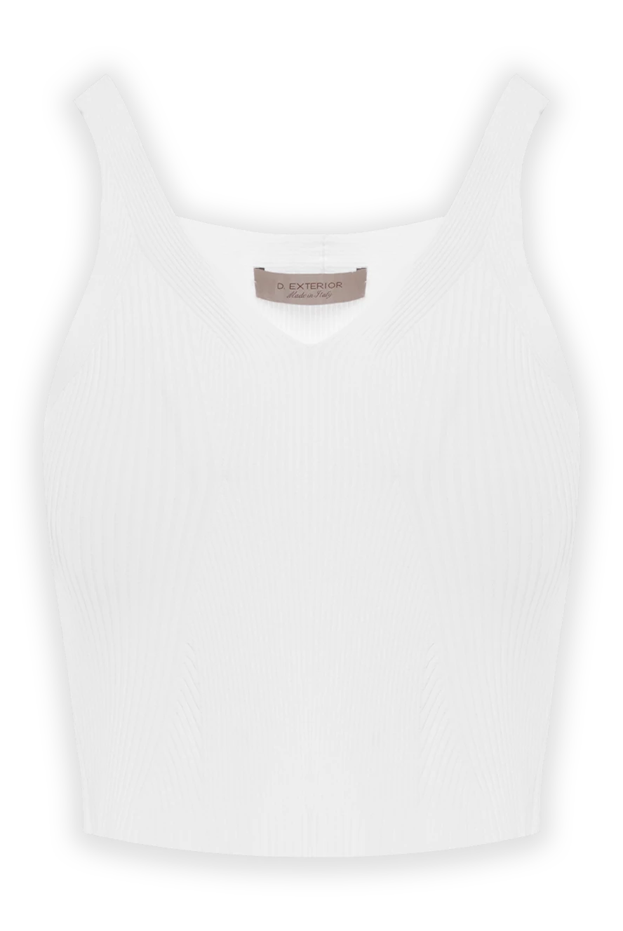 D.Exterior white women's viscose top 187785 - photo 1