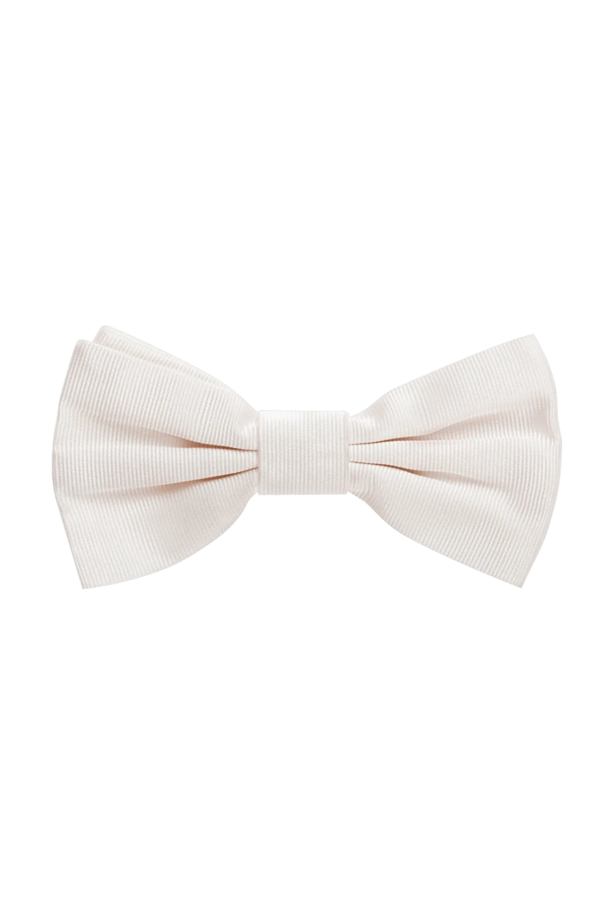 Dolce & Gabbana галстук-бабочка из шелка белая мужская 981116 - фото 1
