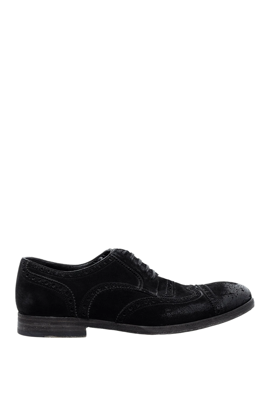 Dolce & Gabbana туфлі чоловічі зі шкіри чорні 991867 - фото 1