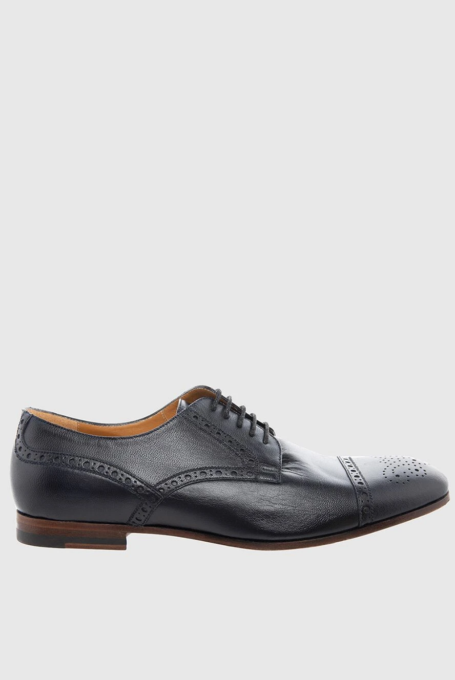 Gucci туфли мужские из кожи черные 997437 - фото 1