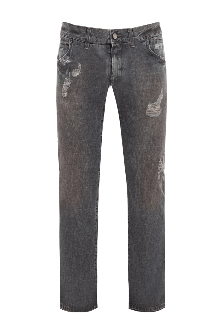 Dolce & Gabbana джинсы мужские из хлопка синие 999164 - фото 1