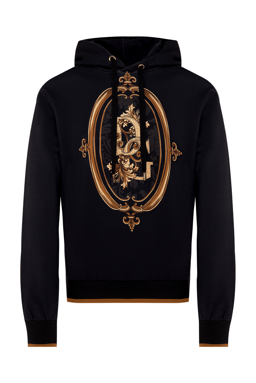 Dolce & Gabbana худи хлопковое с контрастной отделкой и
