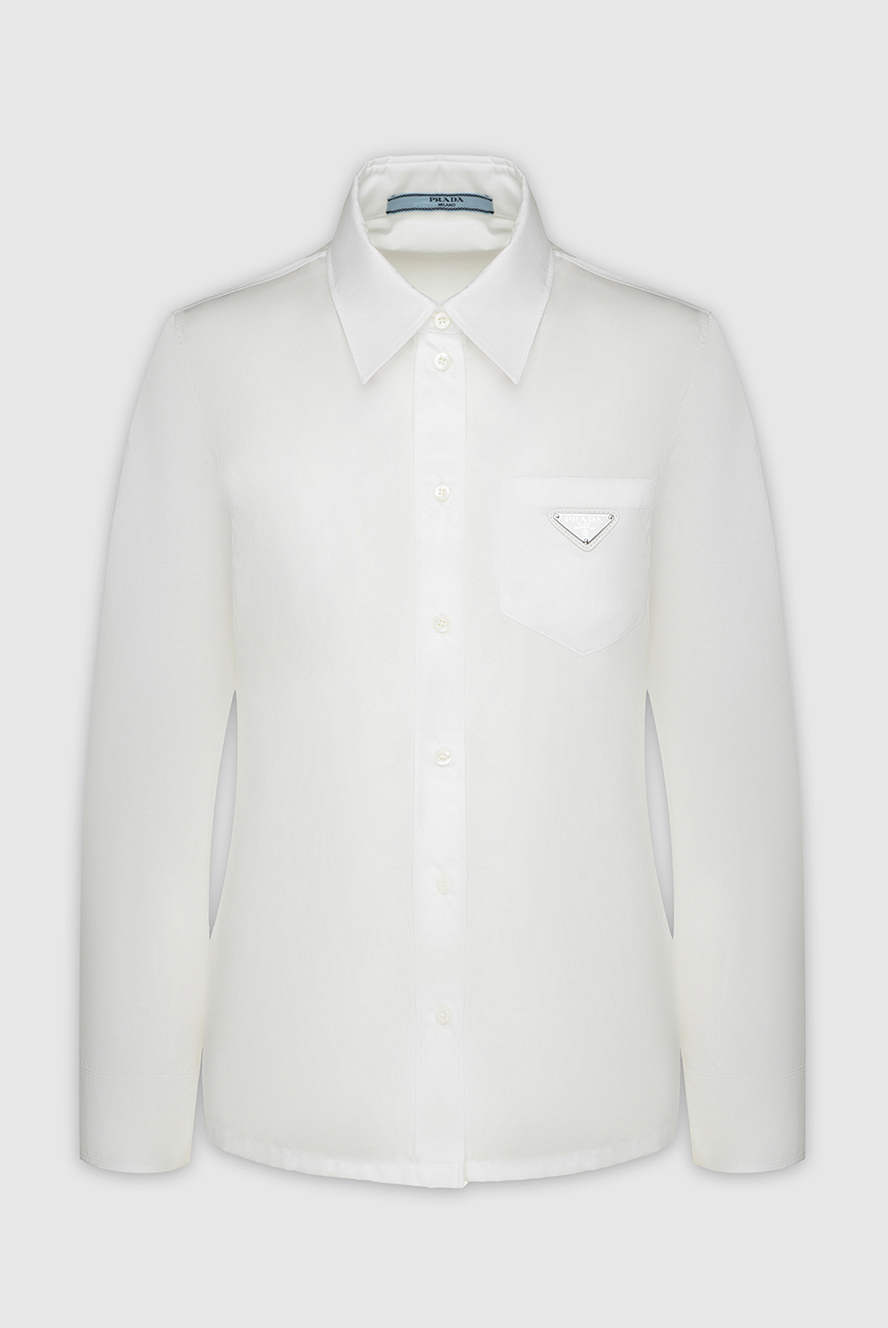 トップス 90s prada stretch dress shirt (38) white 90s prada stretch dress shirt (38) white - メルカリ