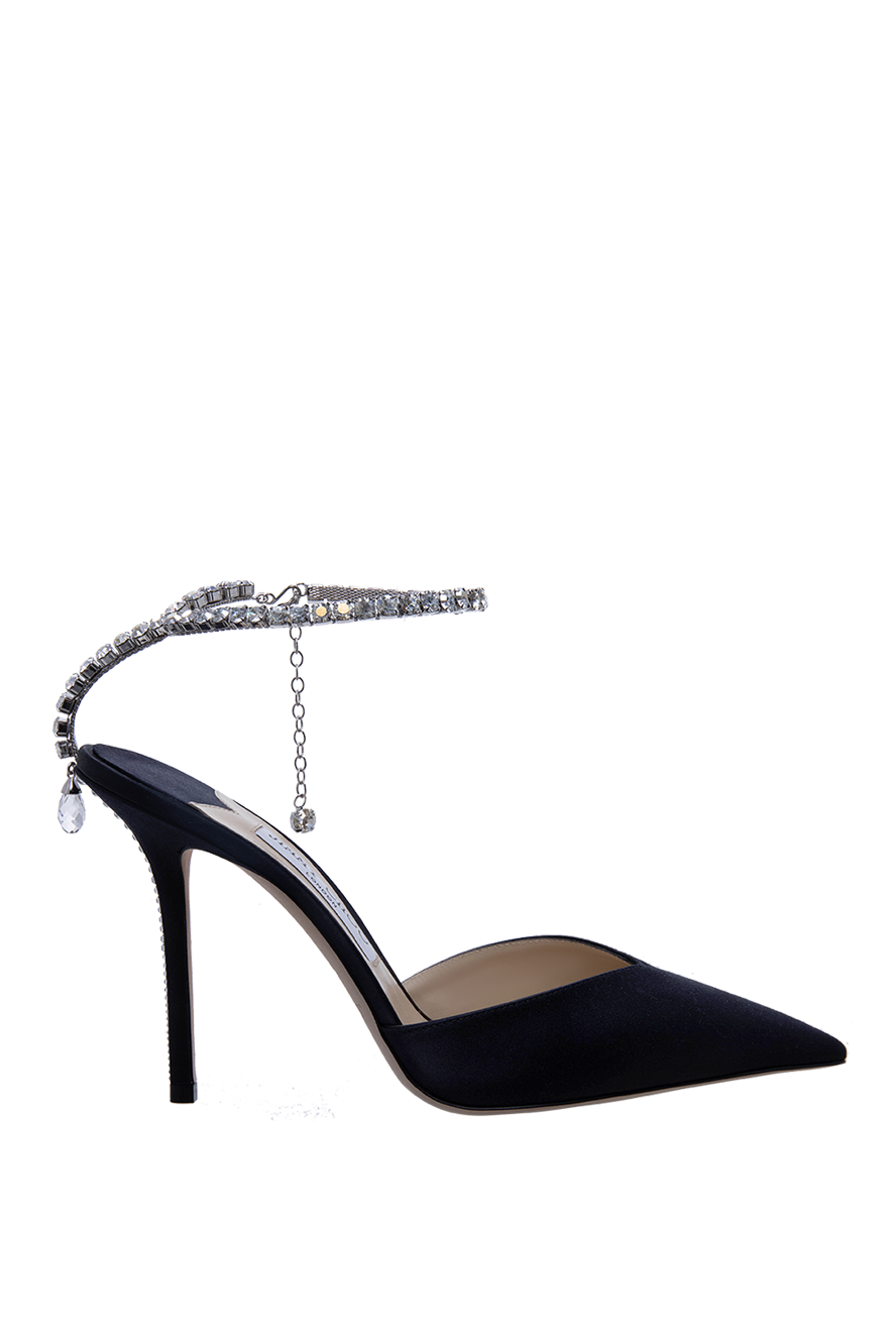 Jimmy Choo босоножки из кожи черные женские 167023 — Женские