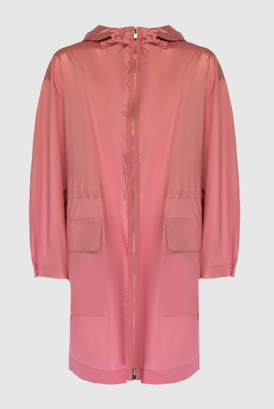 Loro Piana куртка из шелка розовая женская 169199 — Женские куртки