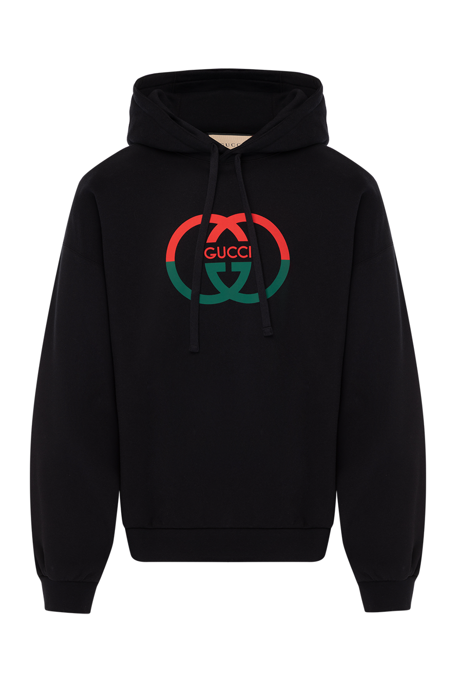 GUCCI　ドミノ　グッチ Gucci худи мужское с капюшоном и логотипом 180710 — Мужские худи в