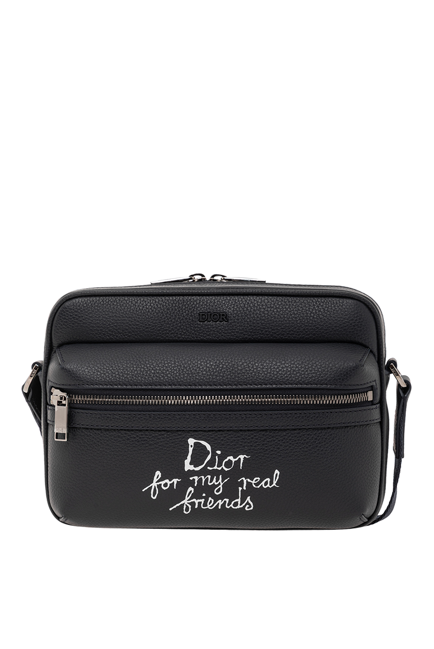Dior сумка-мессенджер dior rider 2.0 на молнии из кожи черного